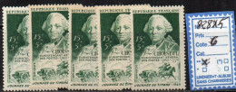 FRANE LUXE ** N° 828X5 - Unused Stamps
