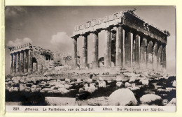 06384 / Grèce ATHENES ATHEN PARTHENON Vue SUD EST OST 1930s- Bromure NPG 207 Greece Griekenland Griechenland - Greece