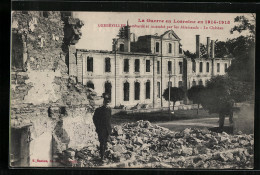 CPA Gerbéviller, Bombardé Et Incendíé Par Les Allemands, Le Château  - Andere & Zonder Classificatie