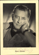 CPA Schauspieler Hans Söhnker, Portrait, Autogramm - Acteurs