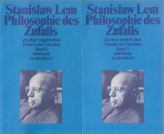 Philosophie Des Zufalls : Zu Einer Empirischen Theorie Der Literatur. - Libros Antiguos Y De Colección