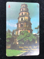 Card Phonekad Vietnam(thien Mu Pagoda- 60 000dong-1997)-1pcs - Vietnam
