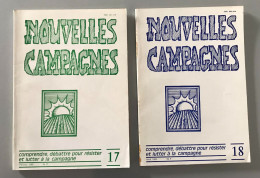 Nouvelles Campagnes N° 17 / 18 - ( Lot De 2 Revues ) - Lots De Plusieurs Livres