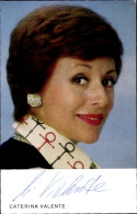 CPA Schauspielerin Sängerin Caterina Valente, Portrait, Autogramm - Schauspieler