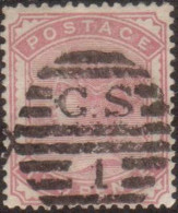 Great Britain 1880 SG168 2d Pale Rose Queen Victoria FU - Otros & Sin Clasificación