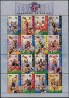 Australia 1996 SG1606-1621 Australian Rules Football Sheetlet MNH - Andere & Zonder Classificatie