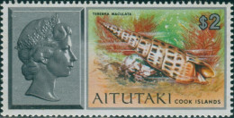 Aitutaki 1974 SG109 $2 Shell MNH - Islas Cook