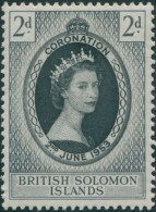 Solomon Islands 1953 SG81 2d Coronation MNH - Salomoninseln (Salomonen 1978-...)