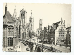Gent Sint Michielsbrug St Nicolaaskerk Belfort En St. Baafskerk Foto Prentkaart Gand Htje - Gent