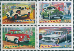 Australia 1997 SG1667-1670 Classic Cars Block MNH - Andere & Zonder Classificatie