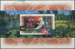 Australia 1997 SG1686a $10 Kakadu Wetlands MS FU - Autres & Non Classés