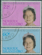 Norfolk Island 1980 SG252-253 Queen Mother Set FU - Norfolkinsel