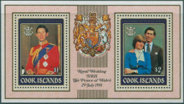 Cook Islands 1981 SG814 Royal Wedding MS MNH - Cookinseln