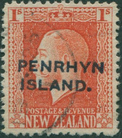 Cook Islands Penrhyn 1917 SG27 1s Vermillion KGV FU - Penrhyn