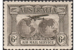 Australia 1931 Sc#C3,SG139 6d Airmail FU - Autres & Non Classés