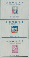 Korea South 1959 SG353 Christmas And New Year MS Set MNH - Korea (Süd-)