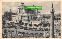 R454115 Roma. The Vittorio Emanuele II Monument And Trajan Forum. Fotogravure. C - World