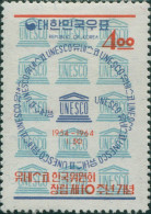 Korea South 1964 SG506 4w UNESCO MLH - Korea (Zuid)