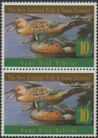 NZ Fish And Game Council 1996 $10 Shoveler Pair MNH - Other & Unclassified