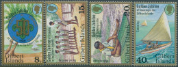 Gilbert Islands 1977 SG60-63 Scouting Set MNH - Kiribati (1979-...)