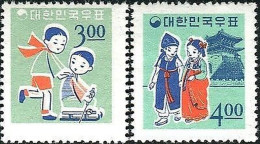 Korea South 1965 SG615 Christmas And New Year Set MNH - Corée Du Sud
