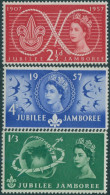 Great Britain 1957 SG557-559 QEII Scout Jubilee Set MLH - Unclassified