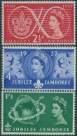 Great Britain 1957 SG557-559 QEII Scout Jubilee Set MLH - Non Classés