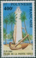 French Polynesia 1988 Sc#481,SG531 400f Lighthouse And Anchor MNH - Altri & Non Classificati