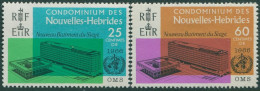 New Hebrides French 1966 SGF136-F137 WHO Set MNH - Altri & Non Classificati