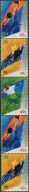 Australia 2000 SG1992 49c Paralympics Strip Of 5 Missing Tasmania MNH - Otros & Sin Clasificación