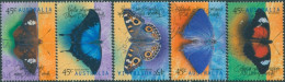 Australia 1998 SG1815-1819 Butterflies Set FU - Sonstige & Ohne Zuordnung