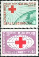 Korea South 1959 SG345 Red Cross Set MLH - Korea, South