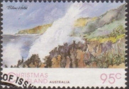 Christmas Island 1993 SG379 95c Blow Holes FU - Christmaseiland