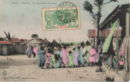 Dakar , Sénégal * 1907 * En écoutant Le Tam Tam * Musique Musiciens * éthnique Ethno Ethnic - Senegal