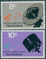 New Zealand 1971 SG958-959 Satellite Earth Station Set MLH - Other & Unclassified
