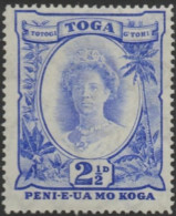 Tonga 1934 SG59 2½d Queen Salote MNH - Tonga (1970-...)