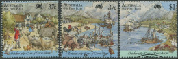 Australia 1987 SG1090-1092 First Fleet At Cape Of Good Hope Set FU - Andere & Zonder Classificatie