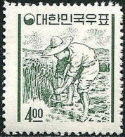 Korea South 1962 SG441 4w Rice Harvester MNH - Corea Del Sud