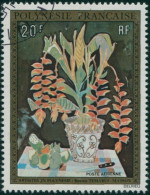 French Polynesia 1974 Sc#C107,SG189 20f Flower Arrangement Painting FU - Otros & Sin Clasificación