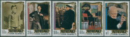 Aitutaki 1974 SG136-140 Winston Churchill Set MNH - Cookeilanden