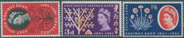 Great Britain 1961 SG623A-625A QEII Post Office Savings Bank Set MNH - Unclassified