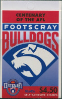 Australia Booklet 1996 SG1617 45c AFL Footscray MNH - Sonstige & Ohne Zuordnung