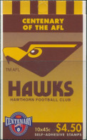 Australia Booklet 1996 SG1621 45c AFL Hawthorn MNH - Andere & Zonder Classificatie