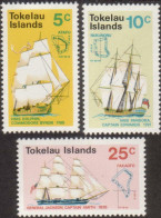 Tokelau 1970 SG22 Discovery Set (3) MNH - Tokelau