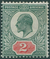 Great Britain 1911 SG291 2d Deep Dull Green And Carmine KEVII MH - Ohne Zuordnung