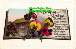 R454135 Birthday Greetings. House. RP - World