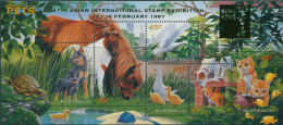 Australia 1996 SG1651 Pets MS 11th Asian Ovpt MNH - Sonstige & Ohne Zuordnung