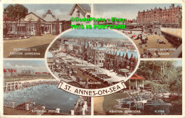 R454222 St. Annes On Sea. The Square. Bathing Pool. Valentine. Carbo Colour. Mul - World