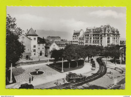 73 AIX LES BAINS N°157 Place De L'Hôtel De Ville VOIR ZOOM Bus Autobus Autocar Car Cabriolet Ancien Hôtel ASTORIA - Aix Les Bains