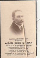 Melden, Brussel, 1929, Achille De Man, Lauwereys - Images Religieuses